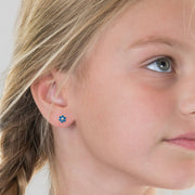 Blue Kids Earring