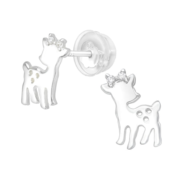 Sølv Bambi Kids ørering