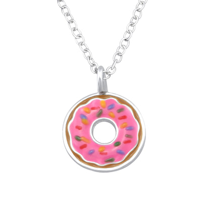 Pink Donut Kids halskæde