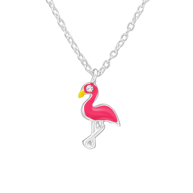 Pink Flamingo Kids halskæde