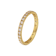 Clear Eternity Ring