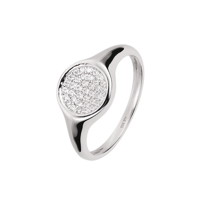 Clear Signet Ring